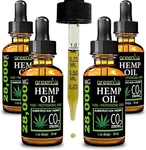 4 Pack Best Hemp Oil Drops For Pain Relief Stress Sleep Pure Organic 28,000MG Ve. Fixed Price $42.06.