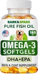 Omega 3 For - 180 Fish Oil Softgels Shedding, Skin Allergy, Itch Re. Fixed Price $54.99.
