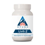Ayush Herbs LIVIT-2 Natural Daily Liver Support 90 Veg Tabs X 500MG. Fixed Price $43.00.