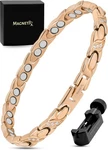 Magnetrx Magnetic Bracelets For Women S/steel Crystal (rose Gold Xo). Fixed Price $54.95.