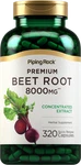 Beet Root Powder Capsules 8000MG 320 Count Herbal Extract By Piping Rock. Fixed Price $28.99.