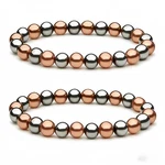 Drkao Woman Copper Bracelets Hematite Magnet For Medium, Red. Fixed Price $19.02.