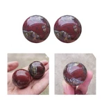 Acxico 2PCS 30MM Small Natural Dragon Blood Stone Quartz Sphere Maroon. Fixed Price $20.07.