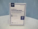 Medline NONTH180 Thumbs Up Polyethylene Gowns Universal 15CT Blue (P3). Fixed Price $19.99.