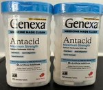 Genexa Clean Antacid Chewable TABLETS-2 Pack. Fixed Price $21.99.