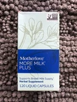 # Motherlove More Milk Plus Herbal Supplement - 120 Liquid Capsules Exp: 03/2026. Fixed Price $19.99.