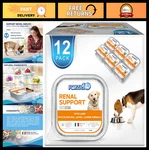 Vet-formulated Wet Dog Food Kidney Support, Non-gmo Lamb Flavor, 12 Pack. Fixed Price $57.99.