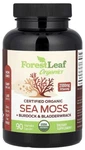 Forest Leaf, Certified Organic Sea Moss + Burdock & Bladderwrack-worldwide. Fixed Price $9.00.