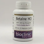 Bioclinic Naturals - Betaine Hcl 500MG 60 Capsules 100MG Fenugreek. Fixed Price $19.99.