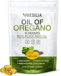 Resilia Softgels With Black Seed Oil 6000MG Organic Oregano Capsules Fo.... Fixed Price $20.99.