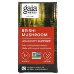 2 X Gaia Herbs, Reishi Mushroom, 40 Vegan Capsules-worldwide. Fixed Price $106.89.