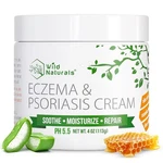 Wild Naturals Eczema Psoriasis Cream For Dry, Irritated Skin, 15-IN-1. Fixed Price $38.49.