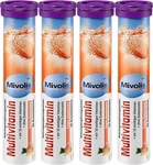 Mivolis Multivitamin Effervescent Tablets - Dietary Supplements 4 Packs X 20 Pcs. Fixed Price $45.00.