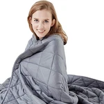 Hypnoser Weighted Blanket Twin Size (15 Lbs 48"X72") For Kids 48"X72", Grey. Fixed Price $39.39.