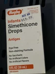 Rugby Gas Relief Drops For Infants (dye Free) 30ML Exp Date 11-2026. Fixed Price $7.98.