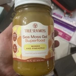 True Sea Moss Gel Natural Superfood Mango & Pineapple. Fixed Price $15.00.