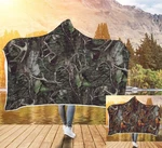 Deer Moose Elk Racks Hunting Hooded Blanket For Teens And Adults, Hunter Gift. Fixed Price $59.99.