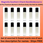 Magnolia Southern Charm Bundle - 12 Pack Womens Body Oil Roll On 10ML Bottles. Fixed Price $29.99.
