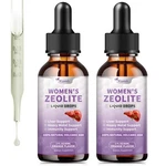 Premium Zeolite Drops For Women - 99%+ Pure Natural Fl Oz (pack Of 2). Fixed Price $19.00.