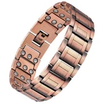 Feraco Men's Copper BRACELET,3X Strength 99.99% Pure Magnetic Bracelet.... Fixed Price $42.11.