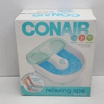 Conair Soothing Pedicure Foot Spa W/ Bubbles Deep Basin Relaxing Bath White. Fixed Price $22.95.