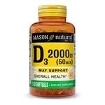 Mason Natural Vitamin D3 50 Mcg 2000 Iu Strengthens Bones & Muscles 120 Softgels. Fixed Price $9.78.