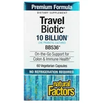 2 X Natural Factors, Travel Biotic, BB536, 10 Billion Cfu, 60 Veget-worldwide. Fixed Price $120.30.