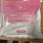 Natureland 20 Pack Vaginal Suppository Applicators For Women. Fixed Price $12.00.