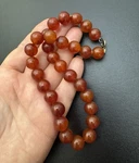 Vintage Bakelite Baby Beads Necklace 15 Dark Honey Amber Color/tested. Fixed Price $95.00.