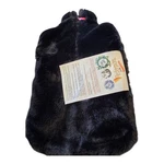 Peterpan Rubber Hot Water Bottle With Black Soft Faux Fur Cover Size Xxx-large. Fixed Price $25.99.