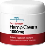 Medical Miracles Hemp Relief Cream - Ideal For Hips, Joints, Neck, Back 4OZ. Fixed Price $32.18.