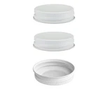 Metal Growler Caps (3-PK) For 1-GALLON & 1/2-GAL Sized Glass Jugs 1.5" (38MM. Fixed Price $7.99.