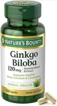 Nature's Bounty Ginkgo Biloba Capsules 120MG, Memory, Brain Function, 100 Count. Fixed Price $15.99.