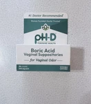 Ph-d Feminine Health Boric Acid Vaginal Suppositories 24CT Exp 10/2028 No/box. Fixed Price $16.99.