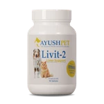 LIVIT-2 Vet By Ayush Herbs Pets, Dogs & Cats Liver Support 90 Tablets. Fixed Price $37.00.