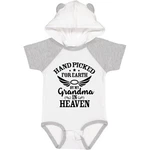 Inktastic Handpicked For Earth My Grandma Heaven Angel Wings Baby Bodysuit. Fixed Price $18.99.