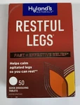 Hylands Naturals Restful Legs Quick Dissolving Tablets 50 Count. Fixed Price $15.00.