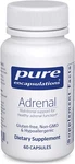 Pure Encapsulations Adrenal, Cortisol Support Supplement, 60CT, Exp 01/27. Fixed Price $24.80.