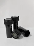 10P Black Opaque 8DRAM Rx Med Vial Reversible Child-resistant Caps Pharmacy. Fixed Price $6.00.