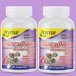 Arymar Chanca Piedra & Cranberry 60 Caps Natural Kidney Stone Breaker (2-PACK). Fixed Price $24.88.