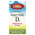 Carlson Labs Super Daily D3 2 000 Iu 35 Fl Oz 10 Ml Gluten-free,. Fixed Price $18.74.