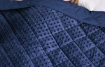 1X Weighted Blanket Kid Pounds Fleece Throw 36*48-5LBS, Navy Blue. Fixed Price $24.99.