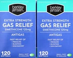 Bj's Extra Strength Relief Simethicone 125MG Antigas, 120-240 Softgels. Fixed Price $14.38.