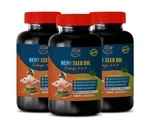 Serenity Support - Hemp Seed Oil Natural Peace 3 Bottles 180 Capsules. Fixed Price $49.19.
