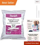 Smooth Insertion Disposable Applicators 30 Pack For Gels, Lubricants & Creams. Fixed Price $36.99.