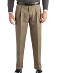 Ballin Super 120S Pure Wool Comfort Eze Pleated Mens Dress Pants 38X33 Khaki. Fixed Price $34.99.