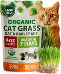 Home Grown Organic Cat-grass Seed Mix (oat & 4 Fl Oz (pack Of 1), Brown. Fixed Price $12.89.