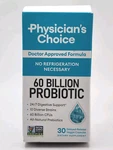 Physician's Choice 60 Billion Probiotic - 30 Capsules Physicians 04/2027+. Fixed Price $19.95.