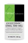 Davinci Labs Gluconic Dmg 500 60 Tablets, New, Free Ship. Fixed Price $81.99.