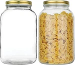 Kitchentoolz 1 Gallon Glass Jar With Lid Wide Mouth Large Mason, Leak Proof.... Fixed Price $35.59.